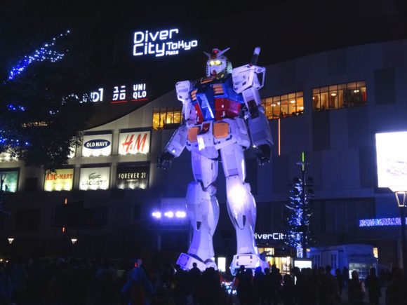 02_ガンダム立像があるダイバーシティ東京でうる星やつら、めぞん一刻、犬夜叉のお酒を発見！